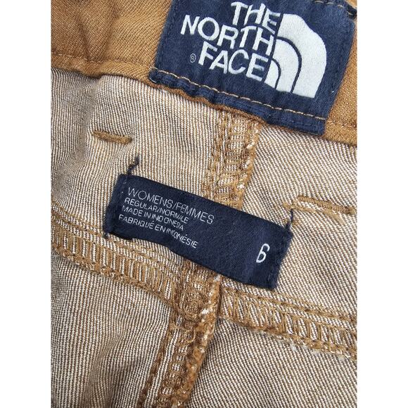 The North Face Women 6 Normal Tungsted Brown Olive Stretch Pants - Picture 5 of 12